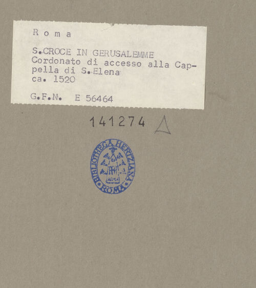 Rückseite von bh141274_recto