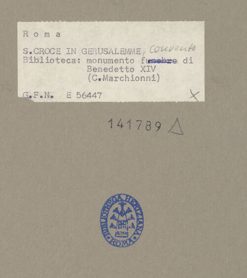 Rückseite von bh141789_recto