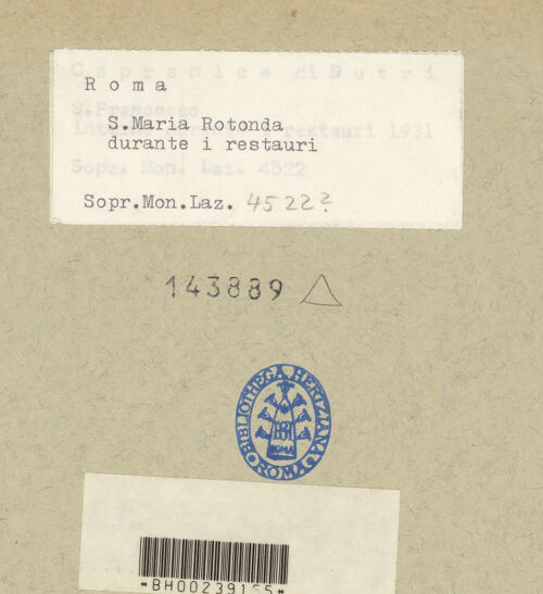 Rückseite von bh143889_recto