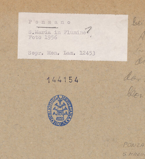 Rückseite von bh144154_recto