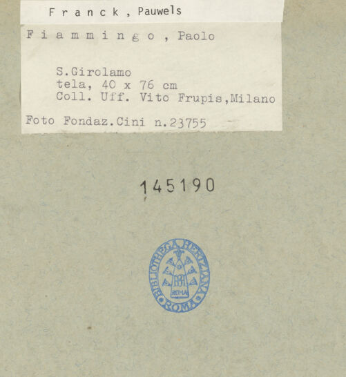 Rückseite von bh145190_recto