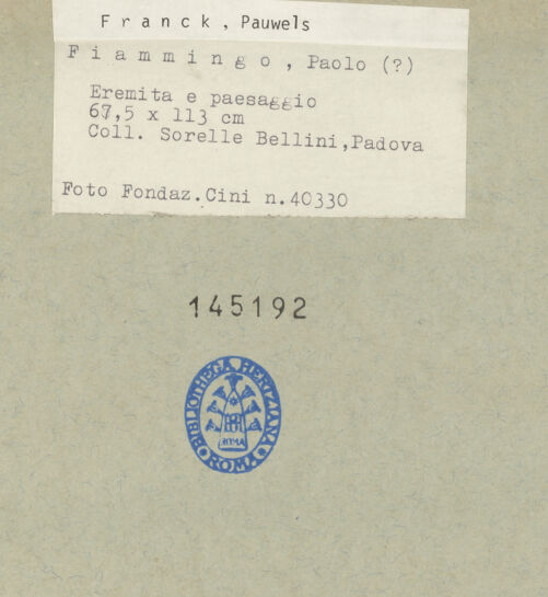 Rückseite von bh145192_recto