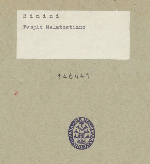 Rückseite von bh146441_recto