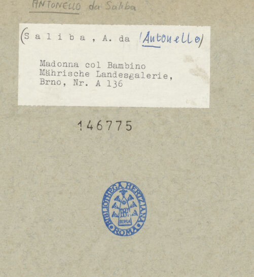 Rückseite von bh146775_recto