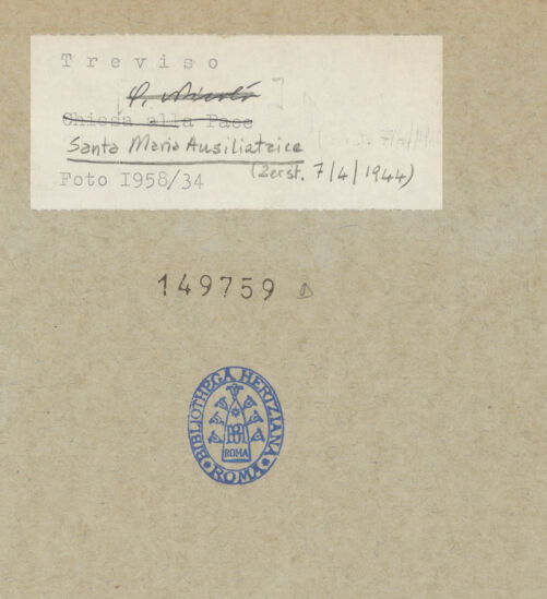 Rückseite von unbekannt [https://www.deutsche-digitale-bibliothek.de/content/lizenzen/rv-fz/] Santa Maria Ausiliatrice - Campanile, bh149759_recto. Foto.