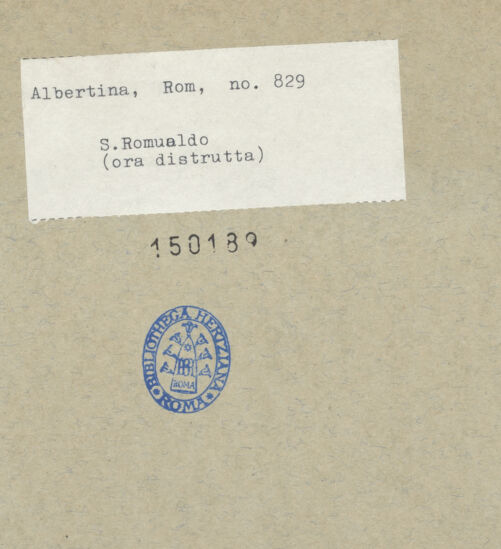 Rückseite von bh150189_recto