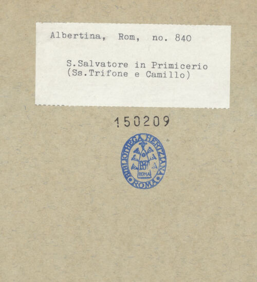 Rückseite von bh150209_recto