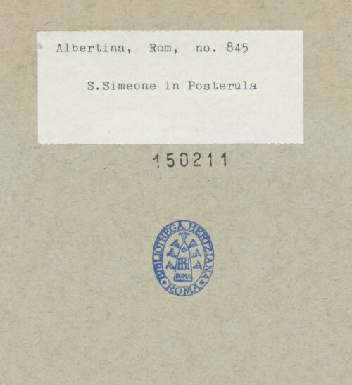 Rückseite von bh150211_recto