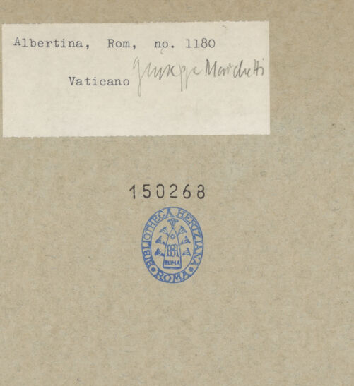 Rückseite von bh150268_recto