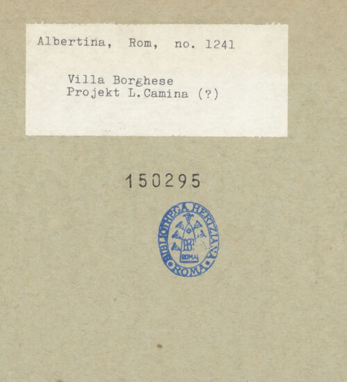 Rückseite von bh150295_recto