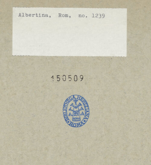 Rückseite von bh150509_recto