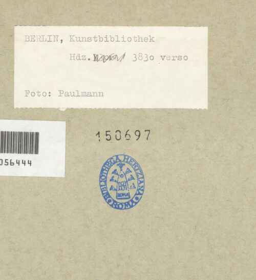 Rückseite von bh150697_recto