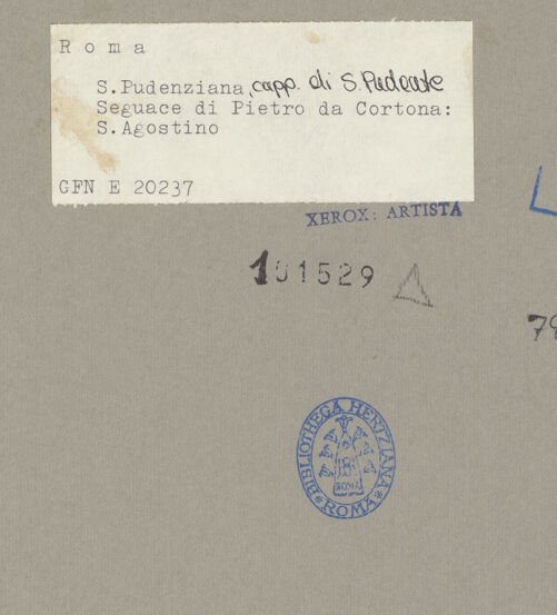 Rückseite von  [http://creativecommons.org/publicdomain/mark/1.0/] ... - , bh151529_recto. Foto.