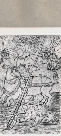 Rückseite von  [http://creativecommons.org/publicdomain/mark/1.0/] Heiliger Georg - , bh152609. Foto.