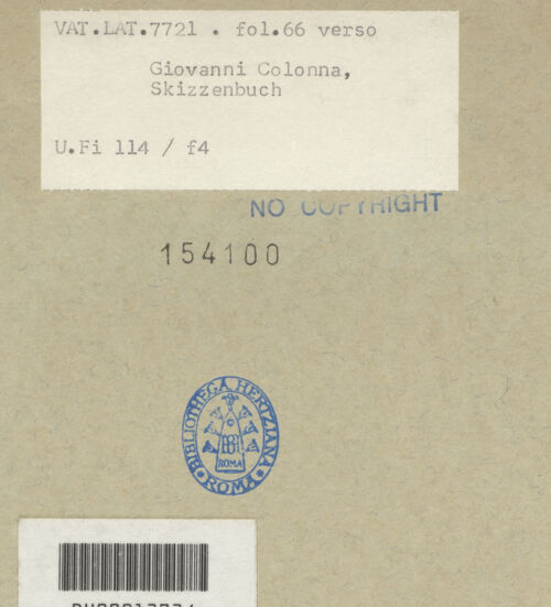 Rückseite von bh154100_recto