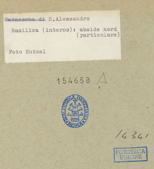 Rückseite von Hutzel, Max [https://www.deutsche-digitale-bibliothek.de/content/lizenzen/rv-ez/] Sant'Alessandro - Apsis (Nord), Detail, bh154658_recto. Foto: Hutzel, Max.