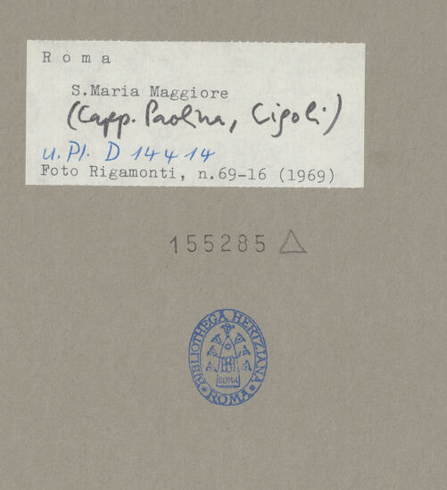 Rückseite von bh155285_recto