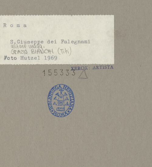 Rückseite von Hutzel, Max [https://www.deutsche-digitale-bibliothek.de/content/lizenzen/rv-fz/] Hochaltar - , bh155333_recto. Foto: Hutzel, Max.