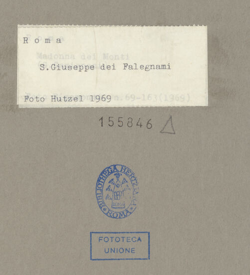 Rückseite von Hutzel, Max [https://www.deutsche-digitale-bibliothek.de/content/lizenzen/rv-fz/] Ornamentierte Decke mit Reliefs (Heiliger Josef, Geburt Christi, Petrus und Paulus)Der heilige Josef mit dem Jesuskind - Ansicht mit Rahmung, oberer Teil der Orgel (Posaunenengel), bh155846_recto. Foto: Hutzel, Max.