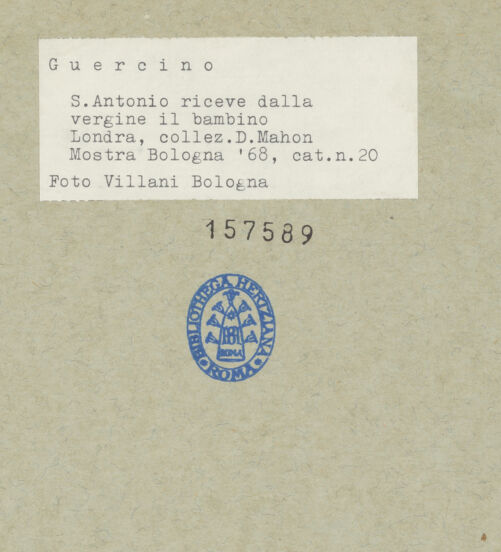 Rückseite von bh157589_recto