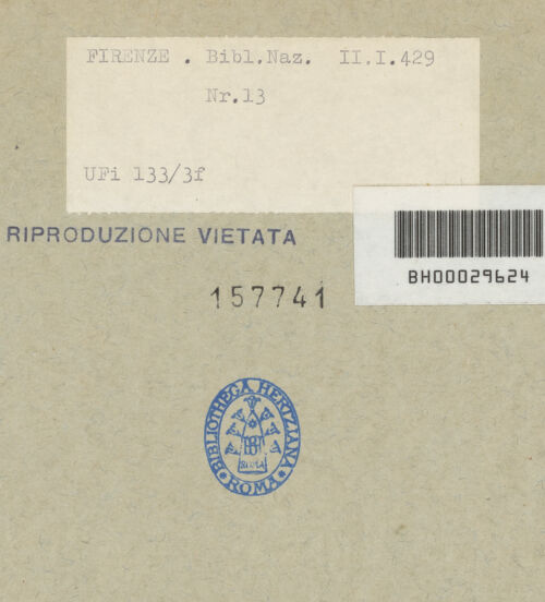 Rückseite von bh157741_recto