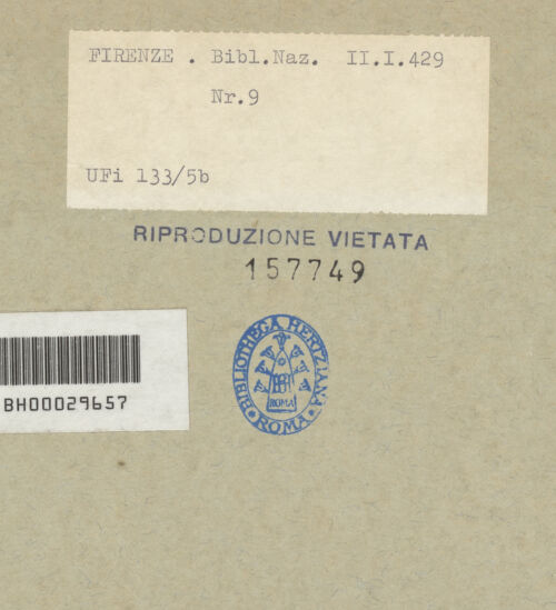 Rückseite von bh157749_recto