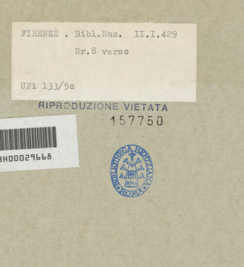 Rückseite von bh157750_recto