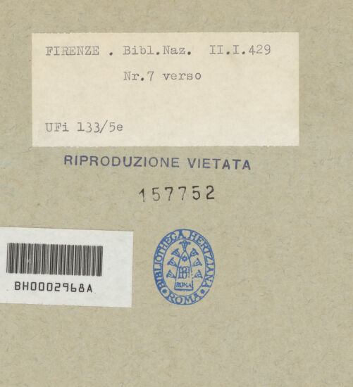 Rückseite von bh157752_recto