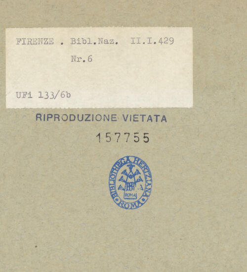 Rückseite von bh157755_recto