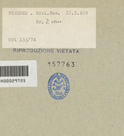 Rückseite von bh157763_recto