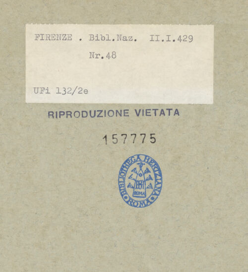 Rückseite von bh157775_recto