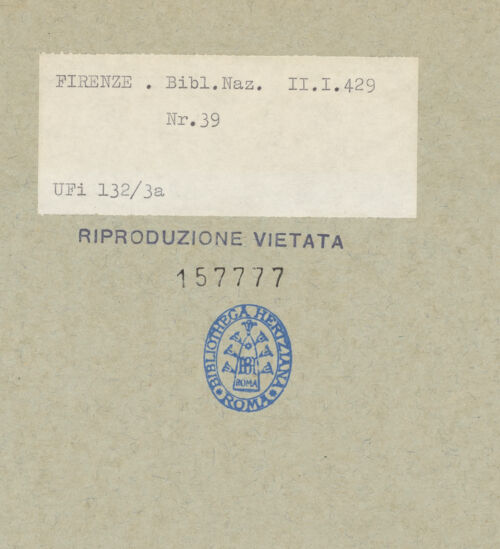 Rückseite von bh157777_recto