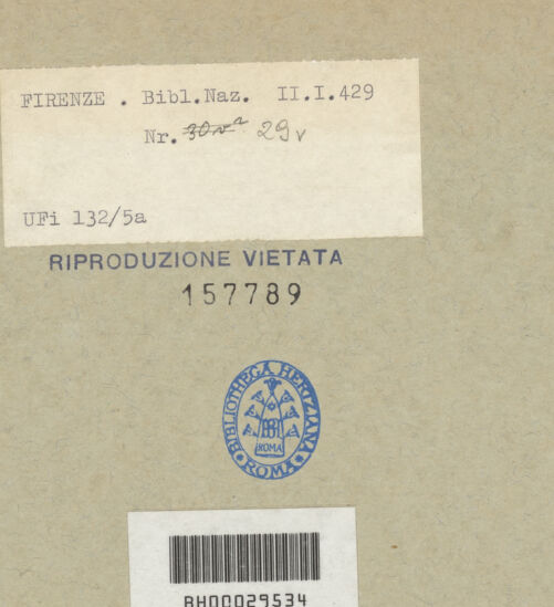 Rückseite von bh157789_recto