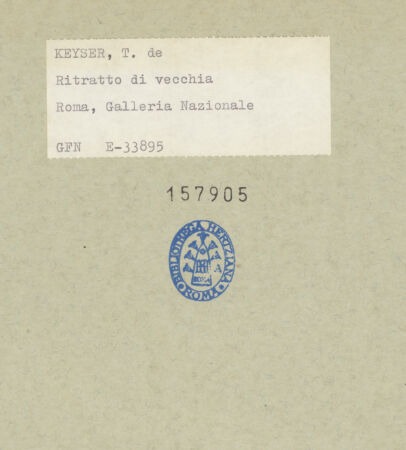 Rückseite von bh157905_recto