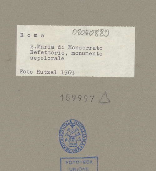 Rückseite von Hutzel, Max [https://www.deutsche-digitale-bibliothek.de/content/lizenzen/rv-fz/] Grabmal des Pedro Chacón - Gesamtansicht, bh159997_recto. Foto: Hutzel, Max.