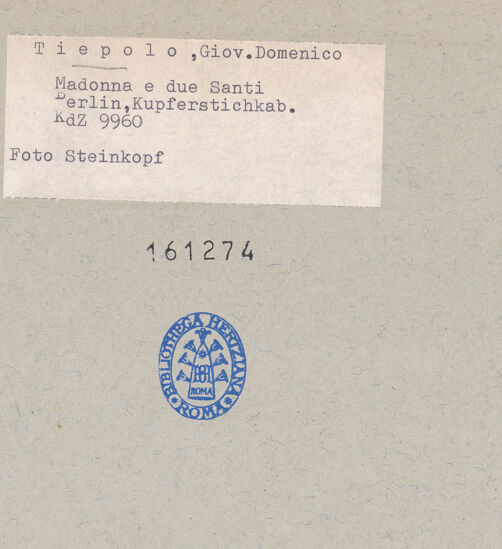 Rückseite von bh161274_recto