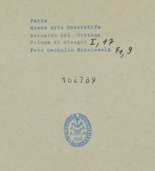 Rückseite von  [http://creativecommons.org/publicdomain/mark/1.0/] ... - , bh162789_recto. Foto.