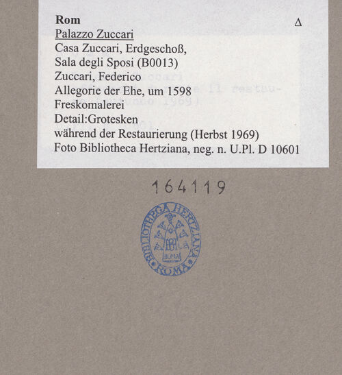 Rückseite von bh164119_recto