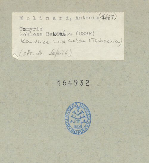 Rückseite von bh164932_recto