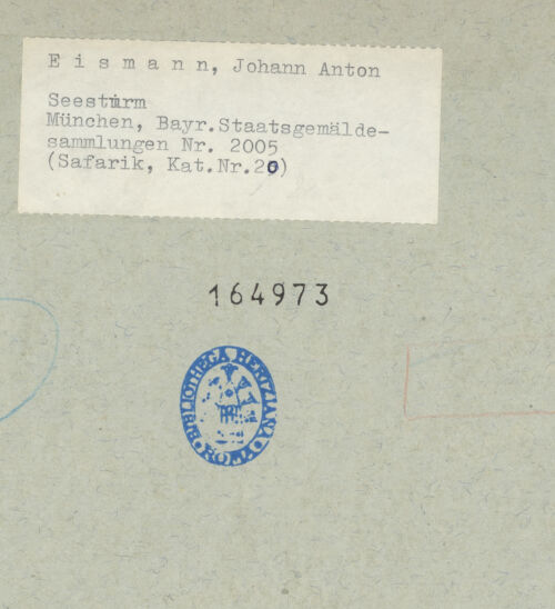 Rückseite von bh164973_recto