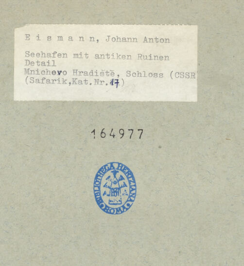 Rückseite von bh164977_recto