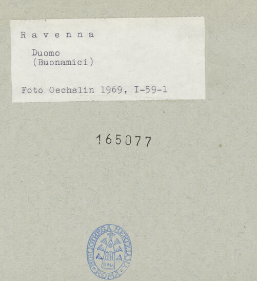 Rückseite von bh165077_recto