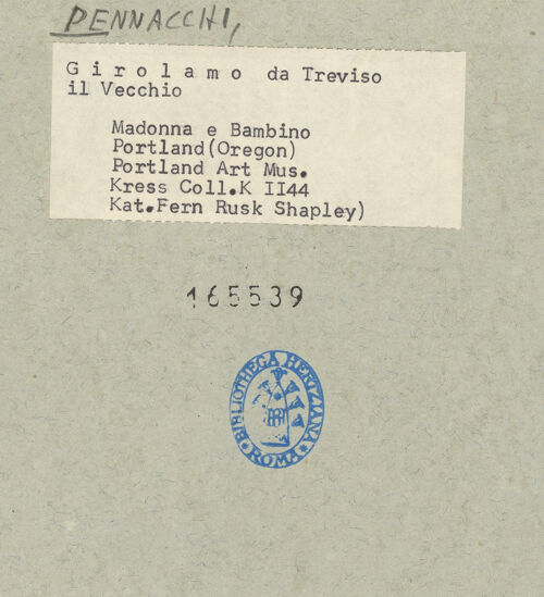 Rückseite von bh165539_recto