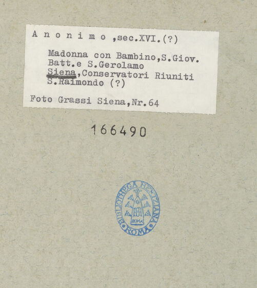 Rückseite von bh166490_recto