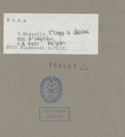 Rückseite von Bibliotheca Hertziana [https://www.deutsche-digitale-bibliothek.de/content/lizenzen/rv-fz/] Szenen aus dem Marienleben, Evangelisten und ProphetenGottvater und Propheten - Prophet zur linken Gottvaters (oben), bh166607_recto. Foto: Rigamonti.