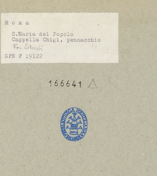 Rückseite von ICCD [https://www.deutsche-digitale-bibliothek.de/content/lizenzen/rv-ez/] Die vier JahreszeitenDer Sommer - , bh166641_recto. Foto.