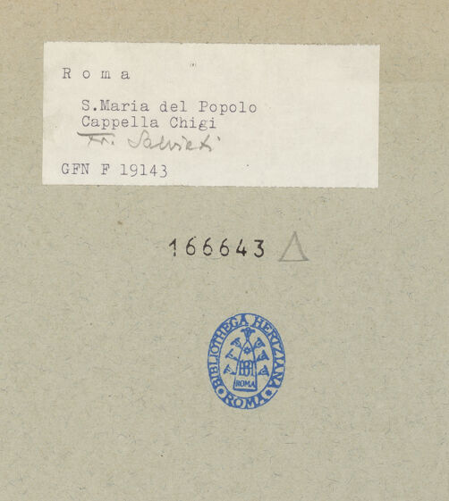 Rückseite von ICCD [https://www.deutsche-digitale-bibliothek.de/content/lizenzen/rv-ez/] Szenen aus der GenesisErschaffung von Sonne und Mond - , bh166643_recto. Foto.