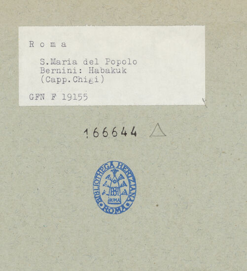 Rückseite von ICCD [https://www.deutsche-digitale-bibliothek.de/content/lizenzen/rv-ez/] Der Prophet Habakuk mit dem Engel - Gesamtaufnahme mit Nische, bh166644_recto. Foto.