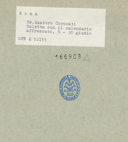 Rückseite von ICCD [https://www.deutsche-digitale-bibliothek.de/content/lizenzen/rv-ez/] Liturgischer Kalender - 8. bis 30. Juni, bh166908_recto. Foto.