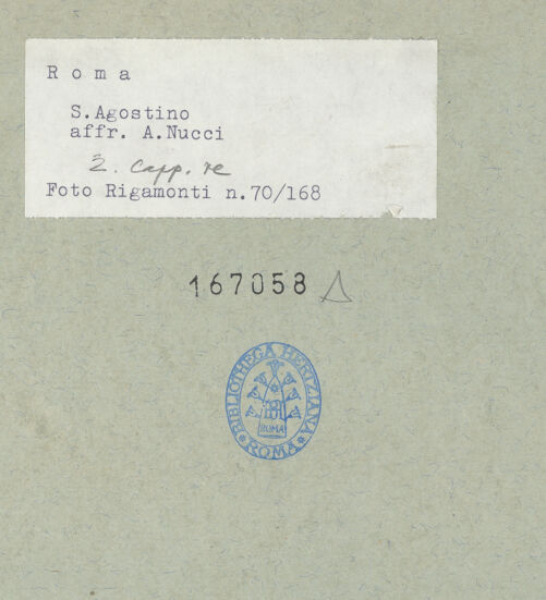 Rückseite von Bibliotheca Hertziana [https://www.deutsche-digitale-bibliothek.de/content/lizenzen/rv-ez/] Kapellendekoration mit Szenen aus dem MarienlebenSpielende Putten - Detail, rechts, bh167058_recto. Foto: Rigamonti.